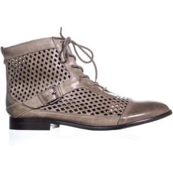 KENSIE Leather Ankle Boots - Picture 5 of 8